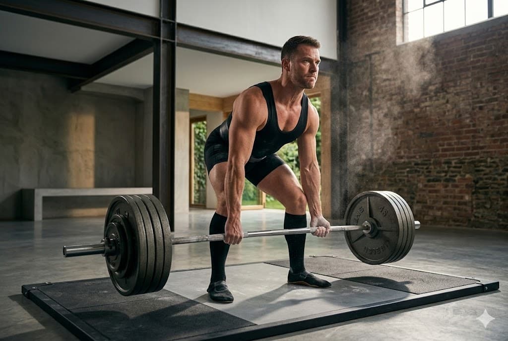 Rutinas de fuerza tipo powerlifting y entrenamiento de gimnasio
